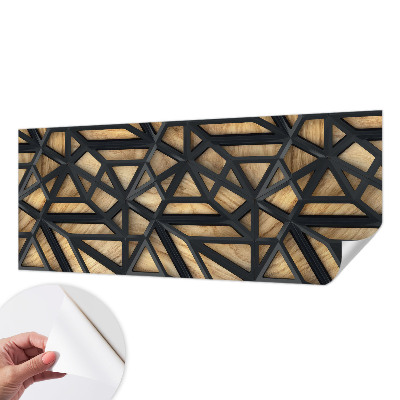 Papel de parede autocolante para quarto Conexão geométrica