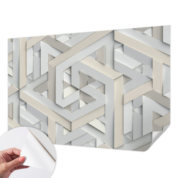 Papel de parede autocolante Formas ilusórias