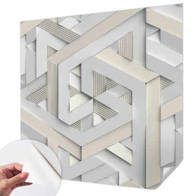 Papel de parede autocolante Formas ilusórias
