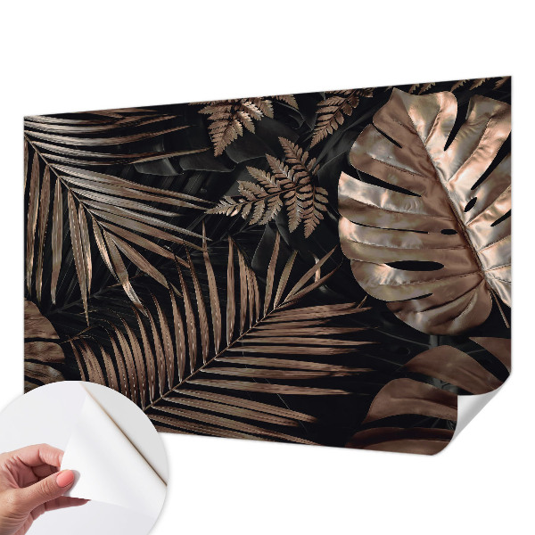 Papel de parede 3D Folhas exóticas
