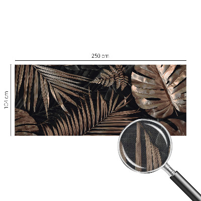 Papel de parede 3D Folhas exóticas