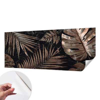 Papel de parede 3D Folhas exóticas