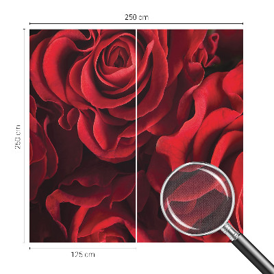 Papel de parede infantil Rosas vermelhas