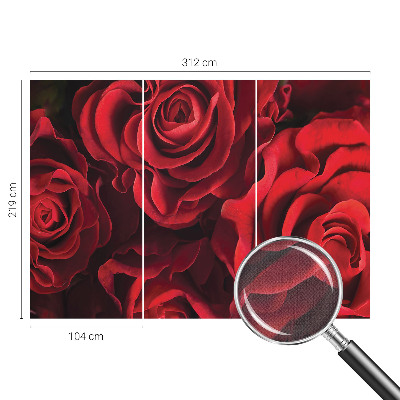Papel de parede infantil Rosas vermelhas
