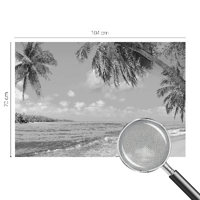 Papel de parede autocolante para quarto Paraíso tropical