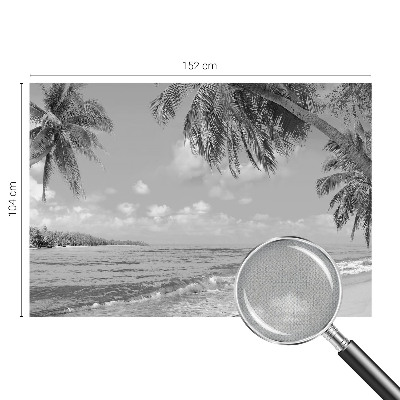 Papel de parede autocolante para quarto Paraíso tropical