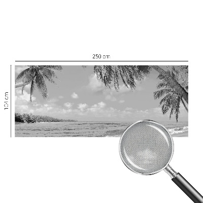 Papel de parede autocolante para quarto Paraíso tropical