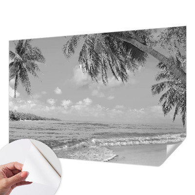 Papel de parede autocolante para quarto Paraíso tropical