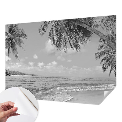 Papel de parede autocolante para quarto Paraíso tropical