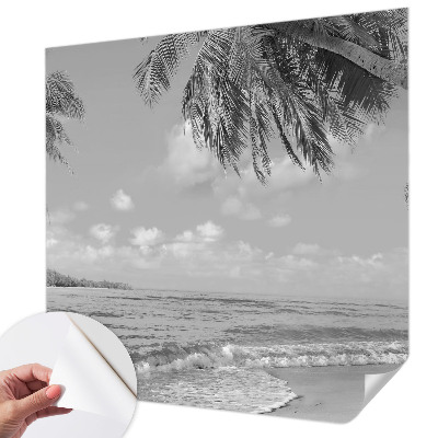 Papel de parede autocolante para quarto Paraíso tropical