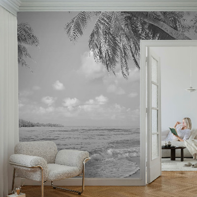 Papel de parede autocolante para quarto Paraíso tropical