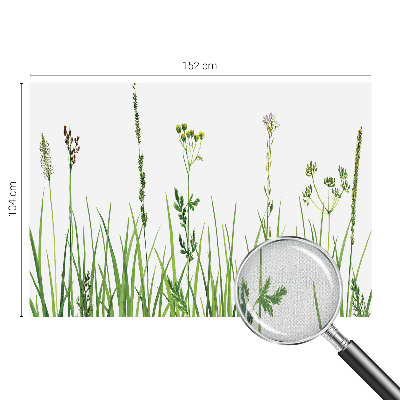 Autocolante de parede fotográfico com motivo de flora sutil
