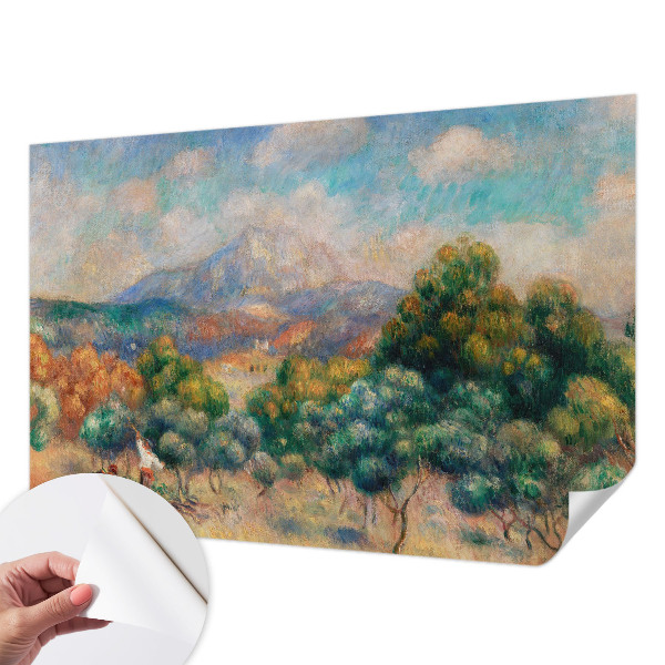 Papel de parede autocolante para sala Paisagem montanhosa