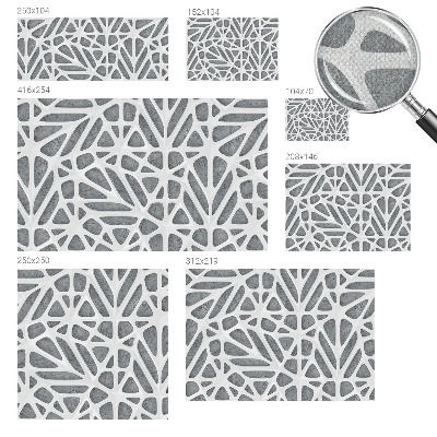 Papel de parede autocolante para quarto Rede geométrica
