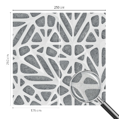 Papel de parede autocolante para quarto Rede geométrica