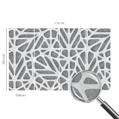 Papel de parede autocolante para quarto Rede geométrica