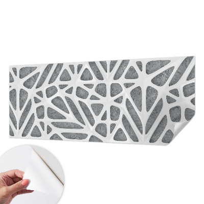Papel de parede autocolante para quarto Rede geométrica