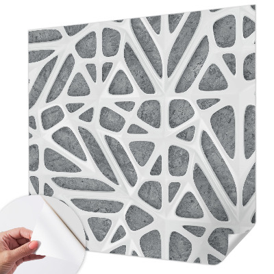 Papel de parede autocolante para quarto Rede geométrica