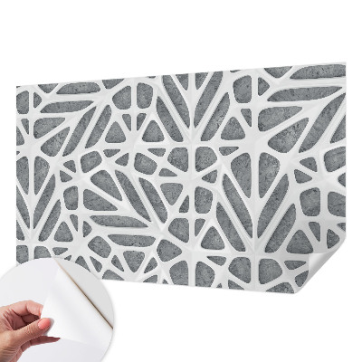 Papel de parede autocolante para quarto Rede geométrica