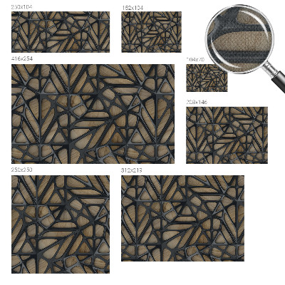 Papel de parede para criança Rede de madeira