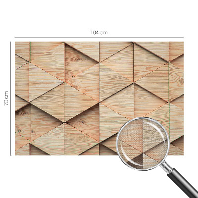 Papel de parede autocolante Mosaico de madeira