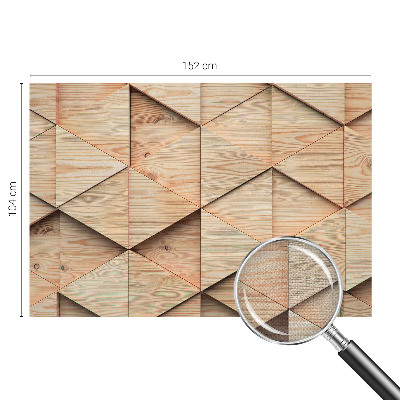 Papel de parede autocolante Mosaico de madeira