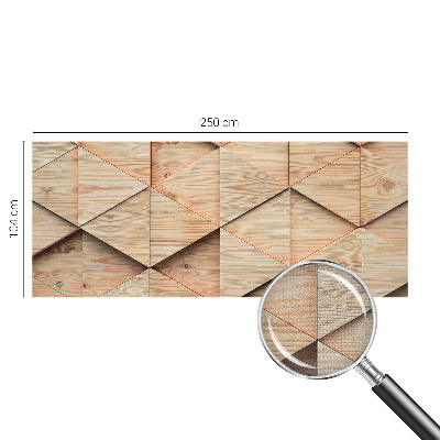 Papel de parede autocolante Mosaico de madeira