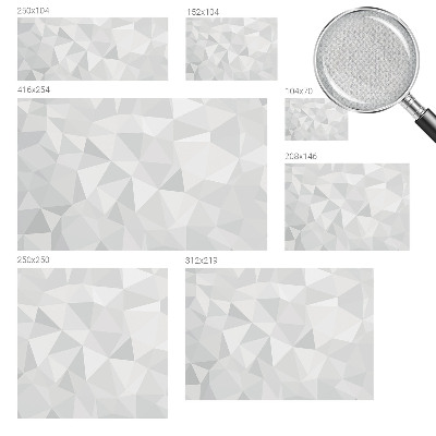 Autocolante de parede fotográfico Mosaico triangular