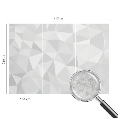 Autocolante de parede fotográfico Mosaico triangular