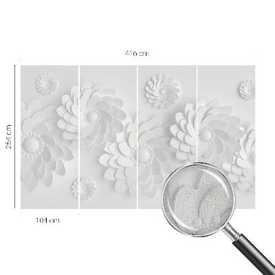 Papel de parede infantil Elegância floral
