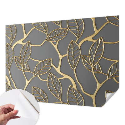 Papel de parede autocolante para quarto Folhas elegantes