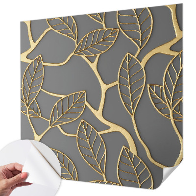 Papel de parede autocolante para quarto Folhas elegantes