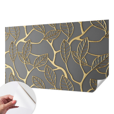 Papel de parede autocolante para quarto Folhas elegantes