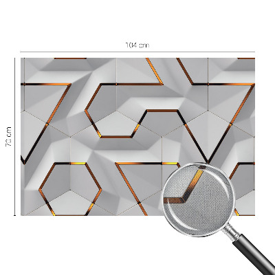 Papel de parede autocolante Padrões tridimensionais