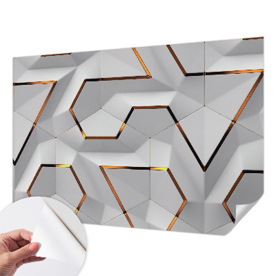 Papel de parede autocolante Padrões tridimensionais
