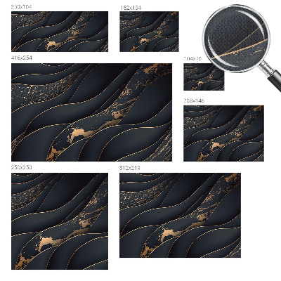 Papel de parede 3D Ondas elegantes