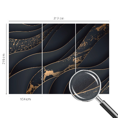 Papel de parede 3D Ondas elegantes