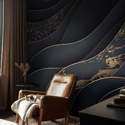 Papel de parede 3D Ondas elegantes