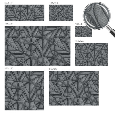 Papel de parede autocolante para quarto Padrões geométricos