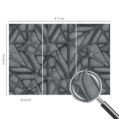 Papel de parede autocolante para quarto Padrões geométricos