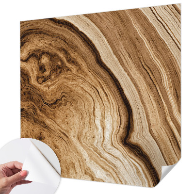 Papel de parede autocolante para sala Padrão de madeira