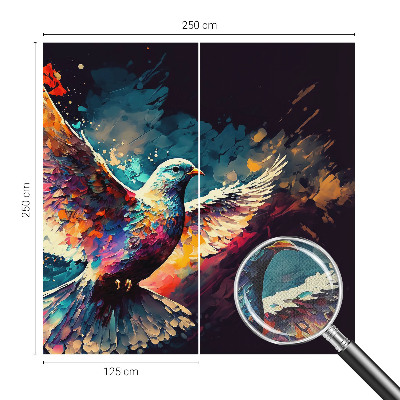 Papel de parede autocolante Pássaro colorido