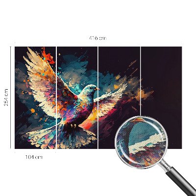 Papel de parede autocolante Pássaro colorido