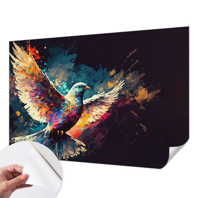 Papel de parede autocolante Pássaro colorido