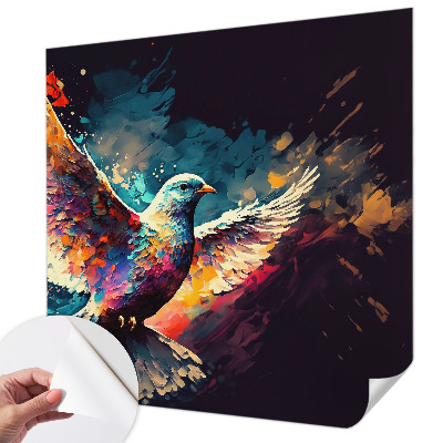 Papel de parede autocolante Pássaro colorido