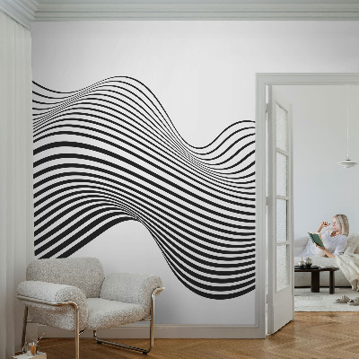 Papel de parede autocolante para sala Abstração dinâmica