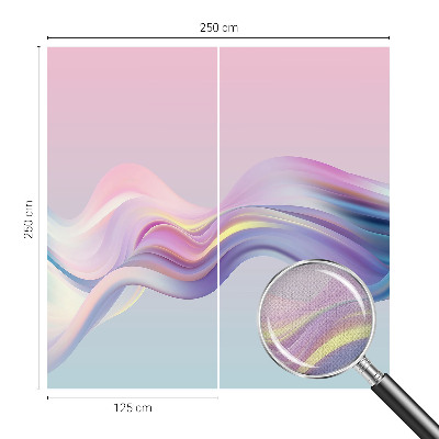 Papel de parede infantil Ondas coloridas