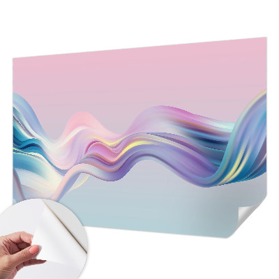 Papel de parede infantil Ondas coloridas