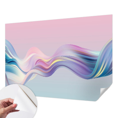 Papel de parede infantil Ondas coloridas