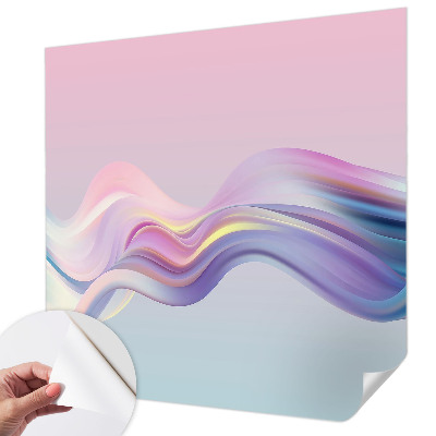 Papel de parede infantil Ondas coloridas